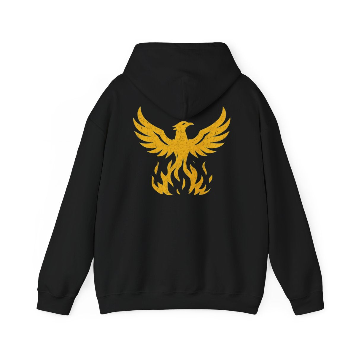 Yellow lettered REBORN hoodie