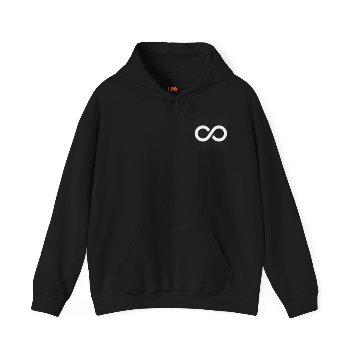 Orange Lettered One Life Infinite Possibilities Hoodie