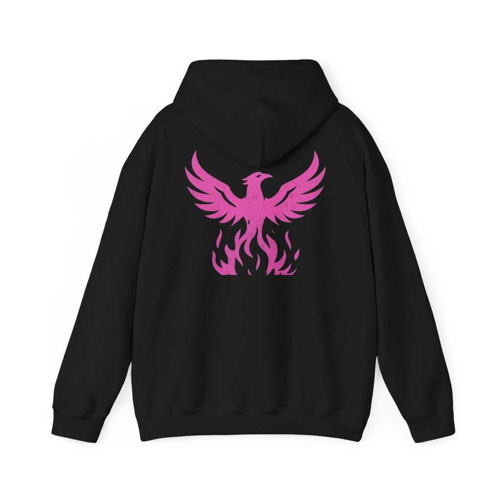 Pink lettered REBORN hoodie